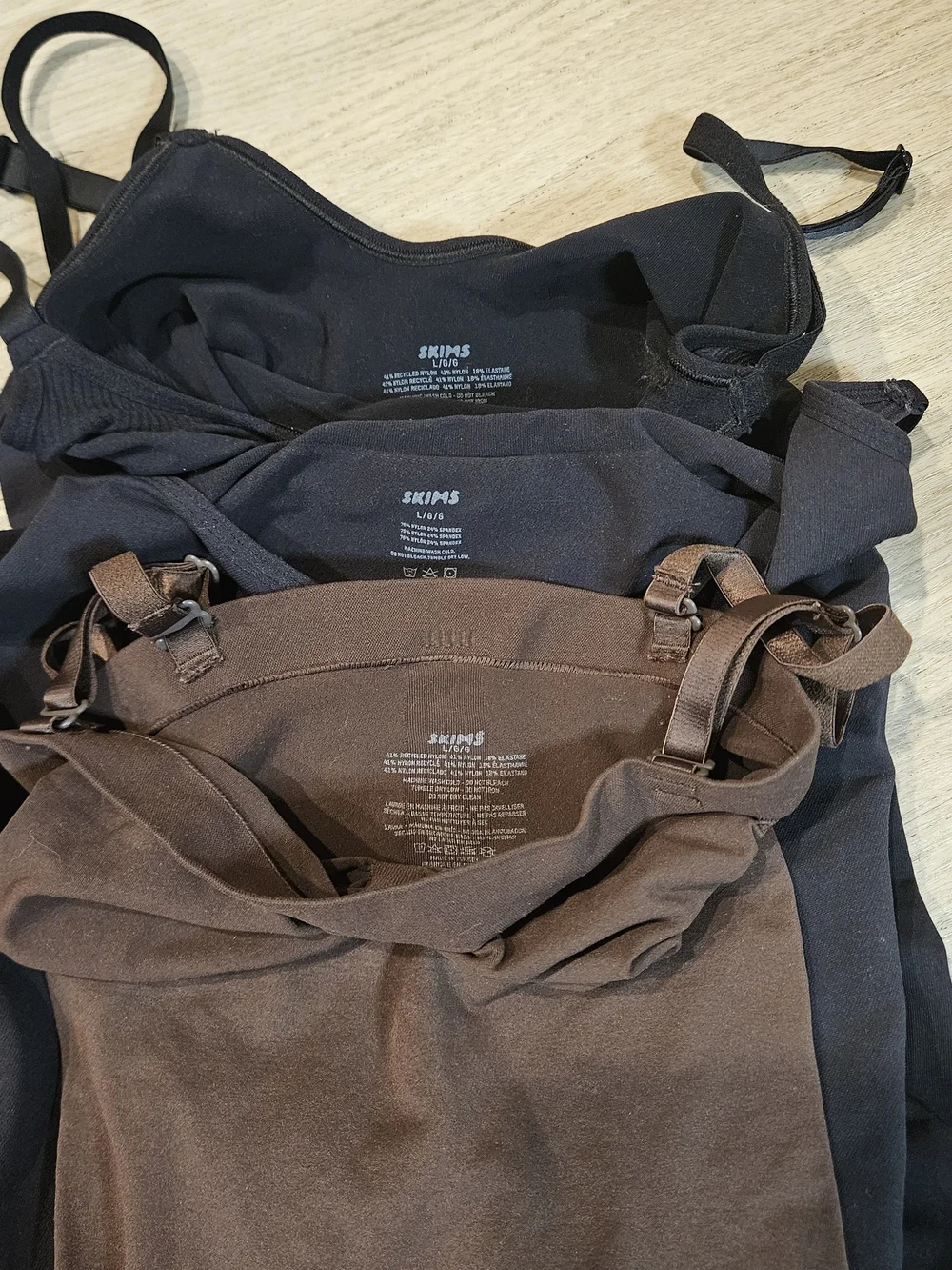 SKIMS Seamless Shapewear Bodysuits - Black, Brown, Nude